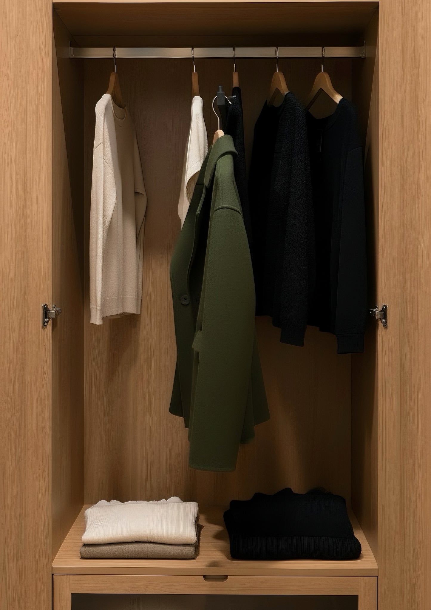DNL WEAR — Military Green Cashmere Coat